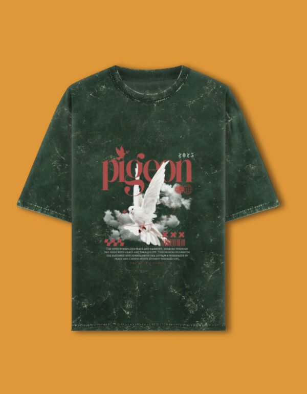 PEACE - Unisex Acid Washed Oversized Tee